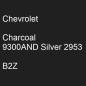 Preview: Chevrolet, Charcoal 9300AND Silver 2953, B2Z.